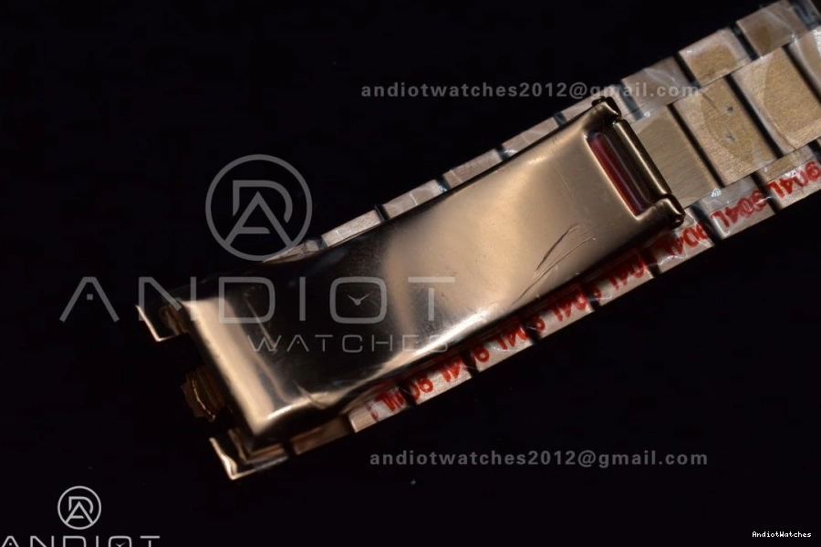 402 DayDate Steel A President RG Dial Crystal 40 Meteorite on Bracelet Markers SmartChoice 316L TWF 0520